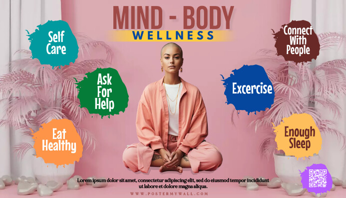 Mind & Body Wellness Nagłowek bloga template