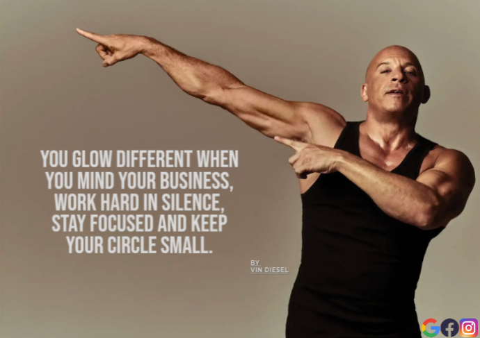 MIND AND BUSINESS QUOTE TEMPLATE | PosterMyWall