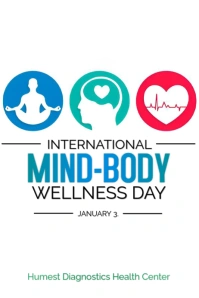 Mind-body wellness day Poster template