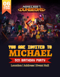 Minecraft Course Flyer Minecraft Template | PosterMyWall