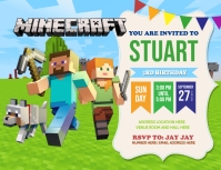 Minecraft Template | PosterMyWall