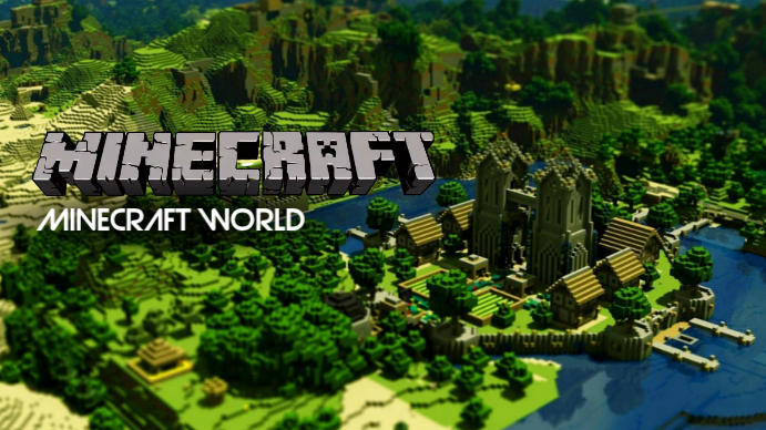 Minecraft World Template | PosterMyWall