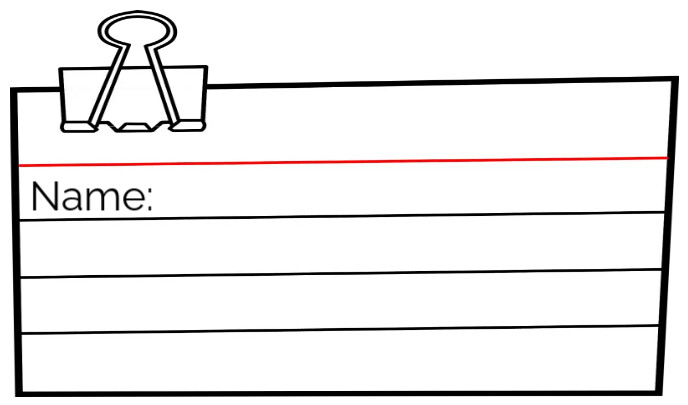 Copy of Mini index card with name template | PosterMyWall