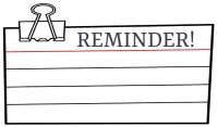 Mini reminder notes template Tag