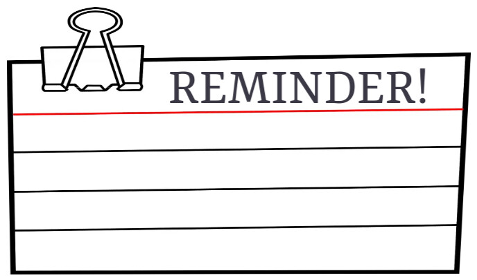 Remander Note Form Reminder Note Template
