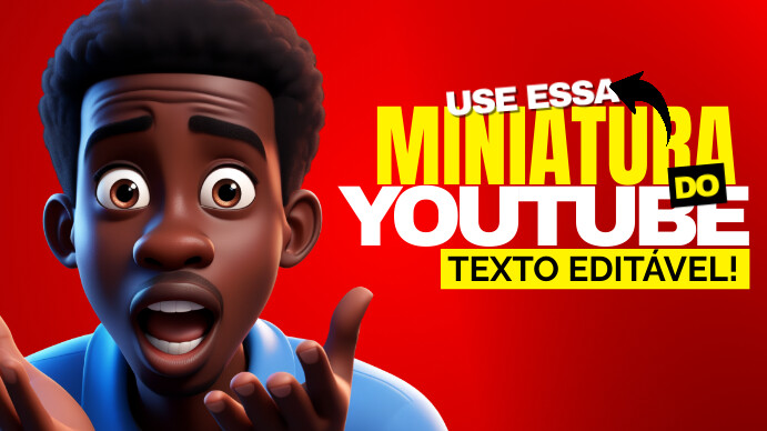 Miniatura do Youtube Editável template