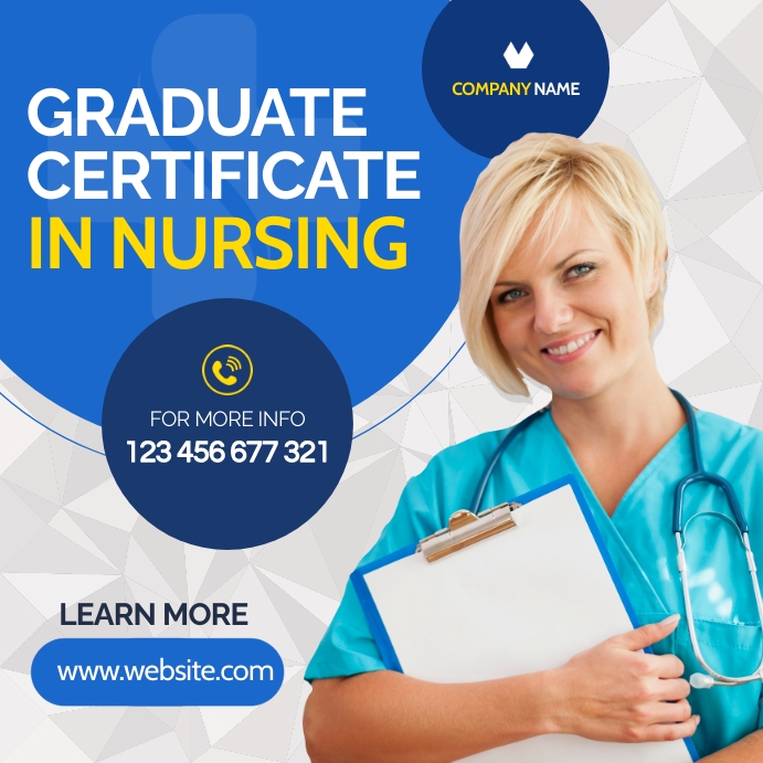 minimal advertising graduate certificate in n Template | PosterMyWall