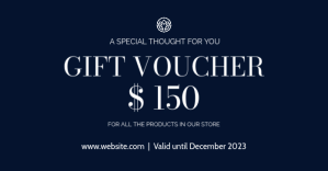 紫色 Gift Voucher Facebook Shared Image Template