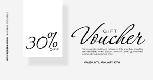 Hvid Gift Voucher Facebook Shared Image Template