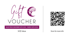 White Gift Voucher Facebook Shared Image Template