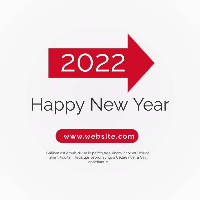 minimal happy new year advertisement Instagram Post template