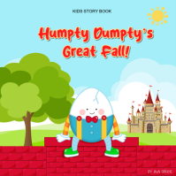 minimal illustrative kids story book cover ig post template