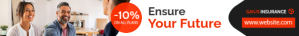 minimal insurance advertisement leaderboard t template