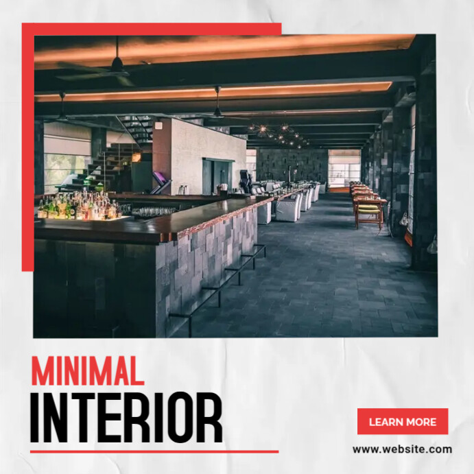 Minimal Interior Template | PosterMyWall