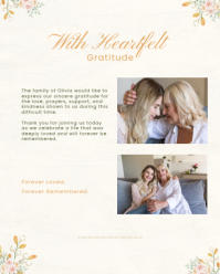 Hvid Memorial Service Instagram Portrait Template - Page 5