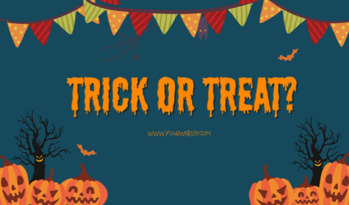 minimal modern and illustrative trick or treat tags template