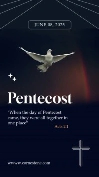 Minimal Pentecost Instagram Story Template