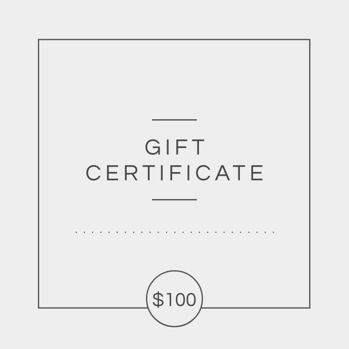 minimal printable square gift certificate Template PosterMyWall