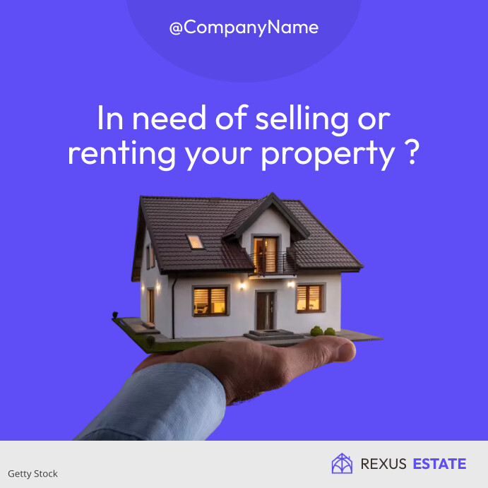 Copy of minimal real estate instagram post advertisem | PosterMyWall