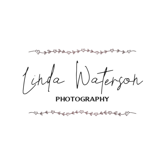 Minimal Simple Feminine Watermark Logo template