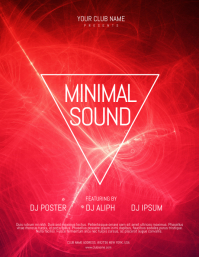Minimal Sound Flyer Template | PosterMyWall
