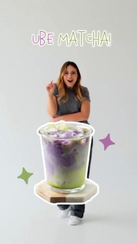 Серый Beverage Choice Instagram Reel Template