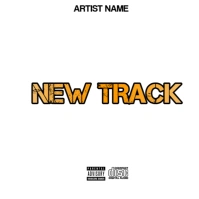 Minimal White Background Album Cover template