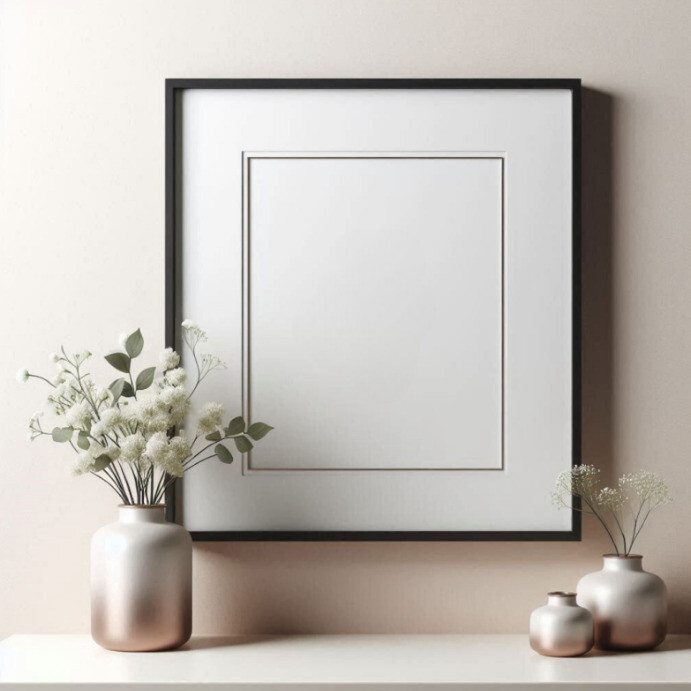 Minimalist background frame Template | PosterMyWall