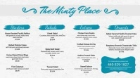 Minimalist Elegant Menu Digital Display Board template