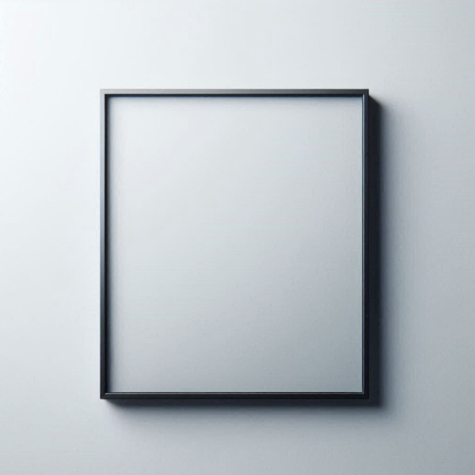 Minimalist frame mockup Instagram Post template