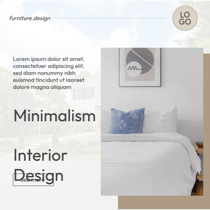 Minimalist Interior Design Template | PosterMyWall