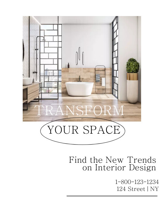Minimalist interior design Template | PosterMyWall