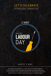labor day poster templates postermywall labour day poster