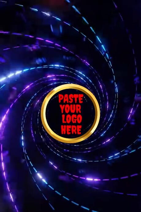 Minimalist Logo Intro Outro Animation Design Poster template