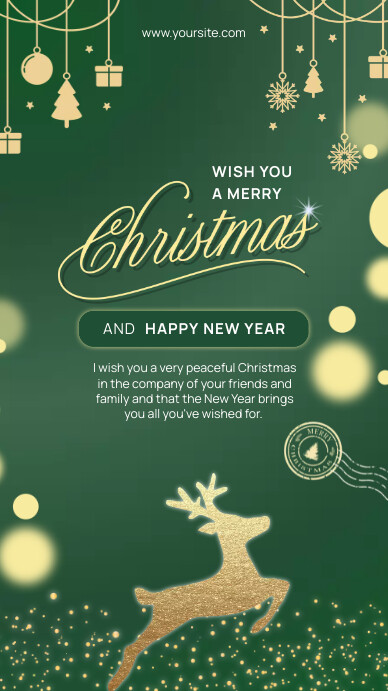 Copy of Minimalist Merry Christmas Instagram Story | PosterMyWall