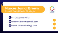 Minimalist Modern Business Card Template Editable Professional Corporate Branding & Clean Design