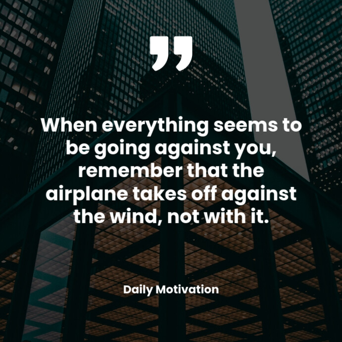 Minimalist Motivational Quote Instagram Post Template | PosterMyWall