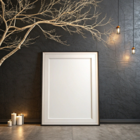 Minimalist Picture Frame for Modern Artwork and Poster Presentations template