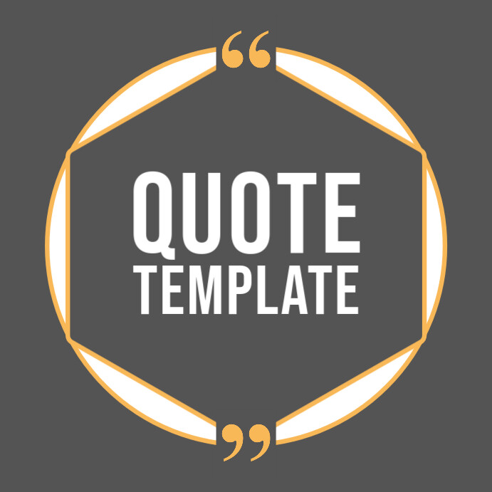 Minimalist Quote frame template Instagram Post