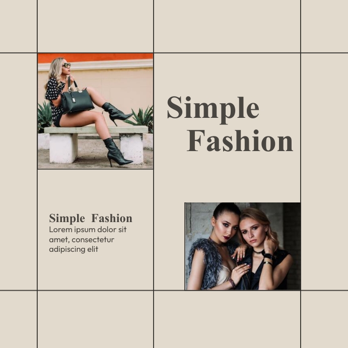 Copy of Minimalist Simple Fashion | PosterMyWall