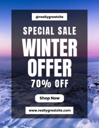 Winter Special Sale Template | PosterMyWall