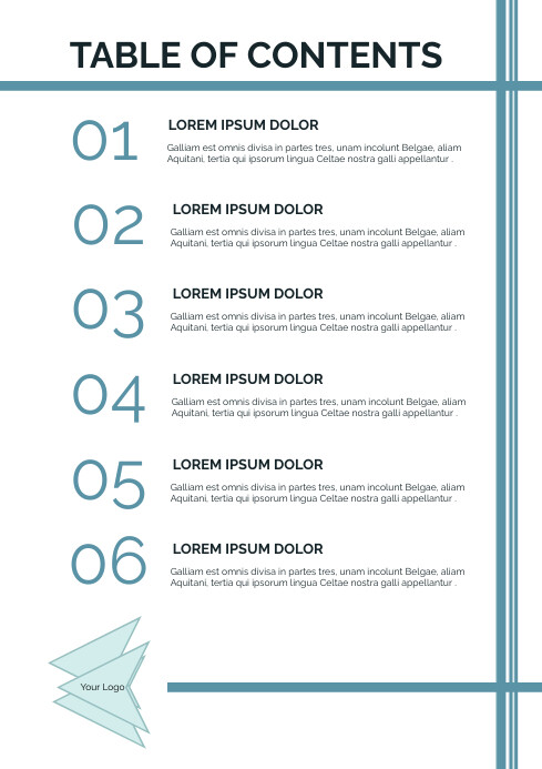 Contents. Simple Simple Table Of Contents Template How To Make Simple, Modern Contents
