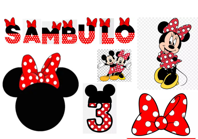 Mouse Alphabet Minnie Mouse Alphabets and pictures Template | PosterMyWall