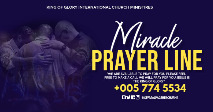 miracle prayer line Imagem partilhada do Facebook template