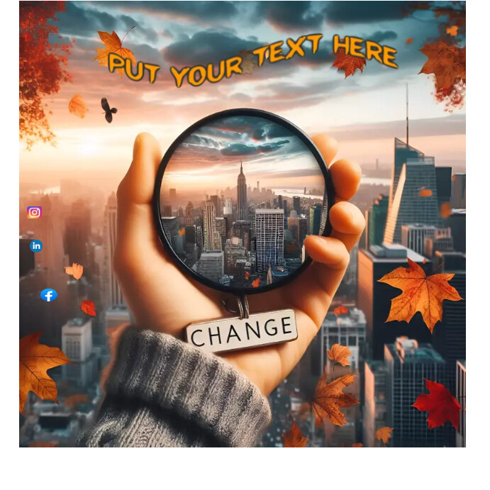 Creating Change Flyer Mirror change flyer template. | PosterMyWall