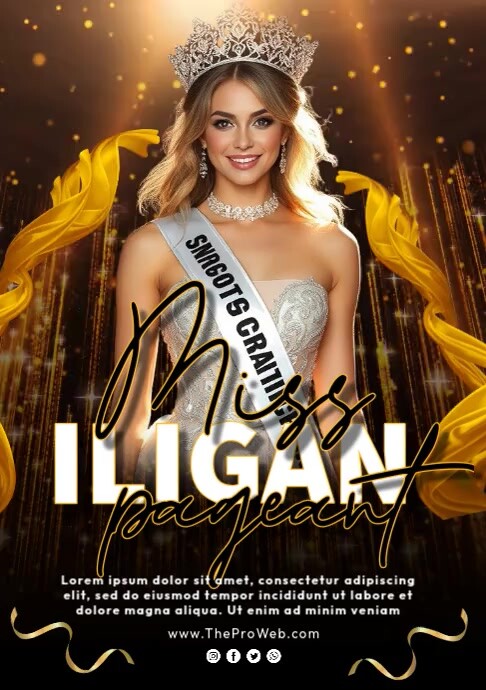 Copy of Miss Iligan Pageant Video | PosterMyWall