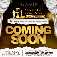 Miss Mister Corner Stone 2026 Pos Instagram template