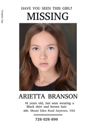 Missing flyers template