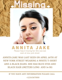 missing person Template | PosterMyWall
