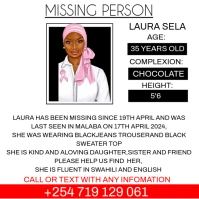 missing person flyer Pos Instagram template
